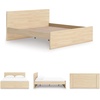 image:imageSignature Design by Ashley Twin Platform Bed Frame NaturalLight Brown