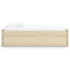 image:imageSignature Design by Ashley Twin Platform Bed Frame NaturalLight Brown
