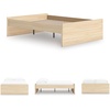 image:imageSignature Design by Ashley Twin Platform Bed Frame NaturalLight Brown