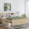 image:imageSignature Design by Ashley Twin Platform Bed Frame NaturalLight Brown