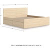 image:imageSignature Design by Ashley Twin Platform Bed Frame NaturalLight Brown