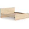 image:imageSignature Design by Ashley Twin Platform Bed Frame NaturalLight Brown