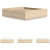 image:imageSignature Design by Ashley Twin Platform Bed Frame NaturalNatural