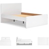 image:imageSignature Design by Ashley Twin Platform Bed Frame NaturalWhite