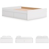 image:imageSignature Design by Ashley Twin Platform Bed Frame NaturalWhite
