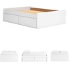 image:imageSignature Design by Ashley Twin Platform Bed Frame NaturalWhite