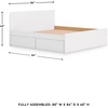 image:imageSignature Design by Ashley Twin Platform Bed Frame NaturalWhite