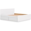 image:imageSignature Design by Ashley Twin Platform Bed Frame NaturalWhite