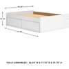 image:imageSignature Design by Ashley Twin Platform Bed Frame NaturalWhite