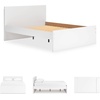image:imageSignature Design by Ashley Twin Platform Bed Frame NaturalWhite