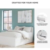 image:imageSignature Design by Ashley Twin Platform Bed Frame NaturalWhite