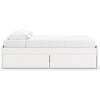 image:imageSignature Design by Ashley Twin Platform Bed Frame NaturalWhite