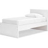 image:imageSignature Design by Ashley Twin Platform Bed Frame NaturalWhite