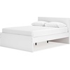 image:imageSignature Design by Ashley Twin Platform Bed Frame NaturalWhite