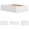 image:imageSignature Design by Ashley Twin Platform Bed Frame NaturalWhite