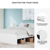 image:imageSignature Design by Ashley Twin Platform Bed Frame NaturalWhite