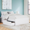 image:imageSignature Design by Ashley Twin Platform Bed Frame NaturalWhite