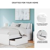 image:imageSignature Design by Ashley Twin Platform Bed Frame NaturalWhite