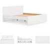 image:imageSignature Design by Ashley Twin Platform Bed Frame NaturalWhite