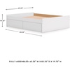 image:imageSignature Design by Ashley Twin Platform Bed Frame NaturalWhite