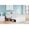 image:imageSignature Design by Ashley Twin Platform Bed Frame NaturalWhite