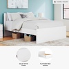 image:imageSignature Design by Ashley Twin Platform Bed Frame NaturalWhite