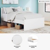 image:imageSignature Design by Ashley Twin Platform Bed Frame NaturalWhite