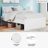 image:imageSignature Design by Ashley Twin Platform Bed Frame NaturalWhite