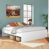 image:imageSignature Design by Ashley Twin Platform Bed Frame NaturalWhite