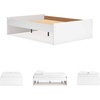 image:imageSignature Design by Ashley Twin Platform Bed Frame NaturalWhite