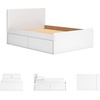 image:imageSignature Design by Ashley Twin Platform Bed Frame NaturalWhite