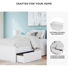 image:imageSignature Design by Ashley Twin Platform Bed Frame NaturalWhite