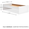 image:imageSignature Design by Ashley Twin Platform Bed Frame NaturalWhite