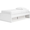 image:imageSignature Design by Ashley Twin Platform Bed Frame NaturalWhite