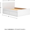 image:imageSignature Design by Ashley Twin Platform Bed Frame NaturalWhite