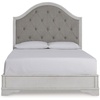 image:imageSignature Design by Ashley Upholstered Queen French Country Bed FrameQueen US Standard
