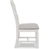image:imageSignature Design by Ashley Valebeck Upholstered Dining Chairs Set of 2BeigeWhite