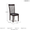 image:imageSignature Design by Ashley Valebeck Upholstered Dining Chairs Set of 2Dark Brown
