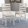 image:imageSignature Design by Ashley Valebeck Upholstered Dining Chairs Set of 2Whitewash