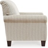 image:imageSignature Design by Ashley Valerani Classic Striped Upholstered Accent Chair Beige