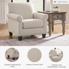 image:imageSignature Design by Ashley Valerani Classic Striped Upholstered Accent Chair Beige