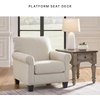 image:imageSignature Design by Ashley Valerani Classic Striped Upholstered Accent Chair Beige