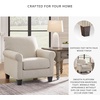 image:imageSignature Design by Ashley Valerani Classic Striped Upholstered Accent Chair Beige
