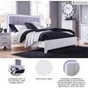 image:imageSignature Design by Ashley White Bedroom Dresser with LED MirrorCalifornia King Upholstered Panel Bed