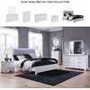 image:imageSignature Design by Ashley White Bedroom Dresser with LED MirrorQueen Upholstered Panel Bed