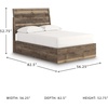 image:imageSignature Design by Ashley Wide Engineered Wood Dresser Set with MirrorFull Panel Bed