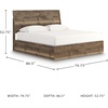 image:imageSignature Design by Ashley Wide Engineered Wood Dresser Set with MirrorKing Panel Bed