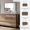 image:imageSignature Design by Ashley Wide Engineered Wood Dresser Set with MirrorLarge Dresser and Mirror