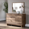 image:imageSignature Design by Ashley Wide Engineered Wood Dresser Set with MirrorMedium Dresser and Mirror