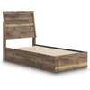 image:imageSignature Design by Ashley Wide Engineered Wood Dresser Set with MirrorTwin Panel Bed